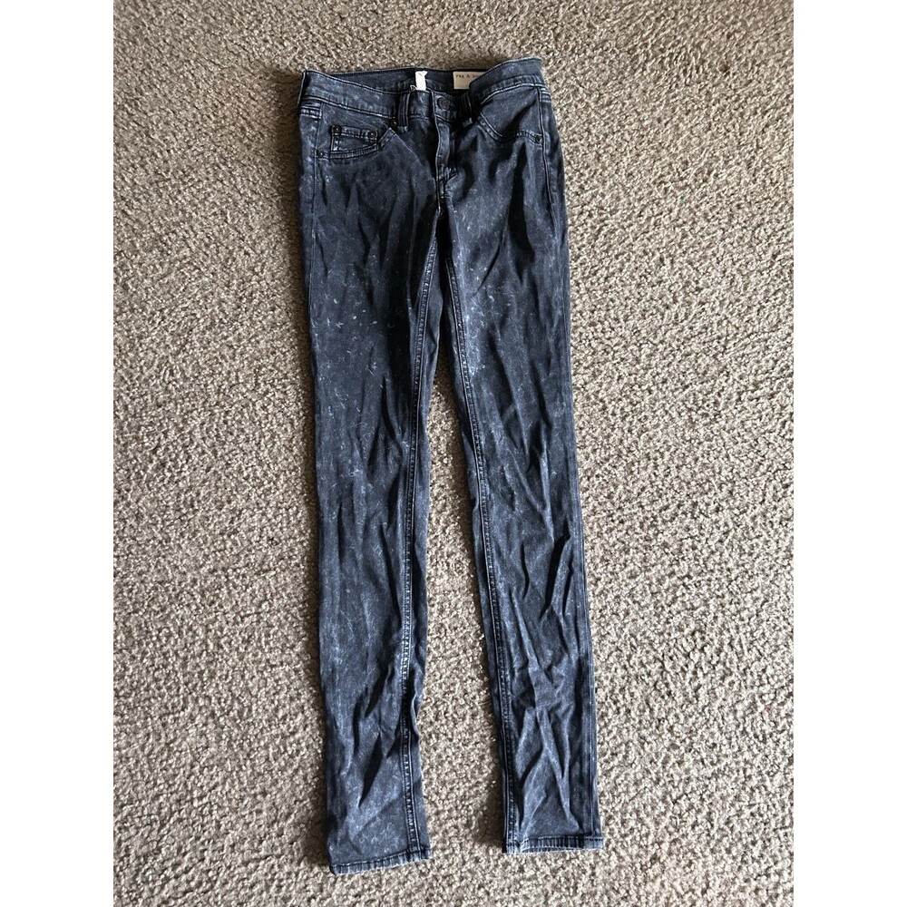 Rag & Bone Jeans Womens 24 Rosebowl Navy Pants Skinny Legging Pockets Stretch